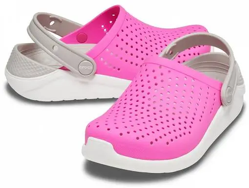 Crocs Literide Clog Electric Pink/white 3 Crocs Literide Clog Electric Pink/white