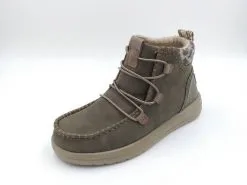 HD+ Hey Dude Eloise Recycled Leather Oliivi