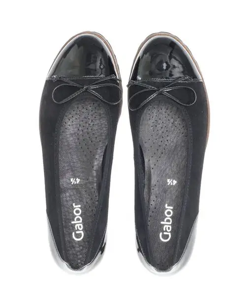 GB Naisten Balleriinat Gabor Musta 6 GB Naisten Balleriinat Gabor Musta - Image 4