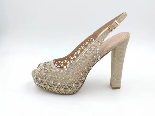 Naisten Juhlakengät Menbur Kulta 4 Naisten Juhlakengät Menbur Kulta - Image 2