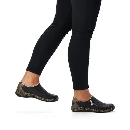 Naisten Kävelykengät Rieker Musta 7 Naisten Kävelykengät Rieker Musta - Image 5