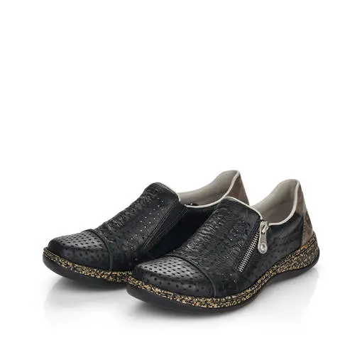 Naisten Kävelykengät Rieker Musta 6 Naisten Kävelykengät Rieker Musta - Image 4