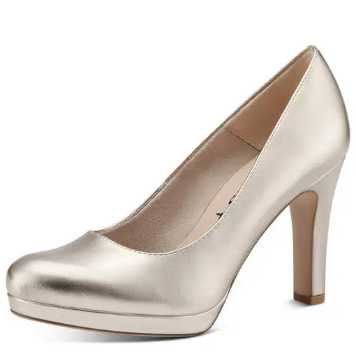 Naisten Korkokengät Tamaris Light Gold 3 Naisten Korkokengät Tamaris Light Gold