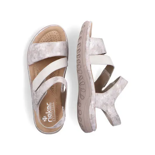 Naisten Sandaalit Rieker Metalli 7 Naisten Sandaalit Rieker Metalli - Image 5