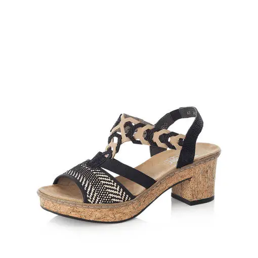 Naisten Sandaalit Rieker Musta Kombi -NAISTEN KENGÄT tuotesivu NaistensandaalitRiekermustakombi 638C700 2c343a3542851878a37cf75ae546587a 1