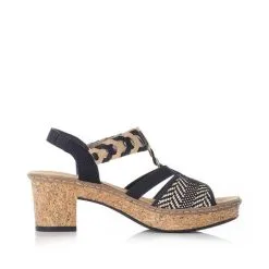 Naisten Sandaalit Rieker Musta Kombi -NAISTEN KENGÄT tuotesivu NaistensandaalitRiekermustakombi 638C700 dabf6545da17fe4180bbd386e890a8ca 3