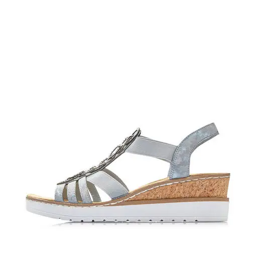 Naisten Sandaalit Rieker Sininen 4 Naisten Sandaalit Rieker Sininen - Image 2