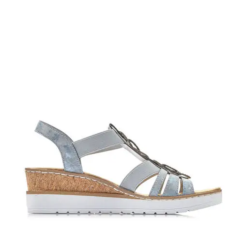 Naisten Sandaalit Rieker Sininen 5 Naisten Sandaalit Rieker Sininen - Image 3