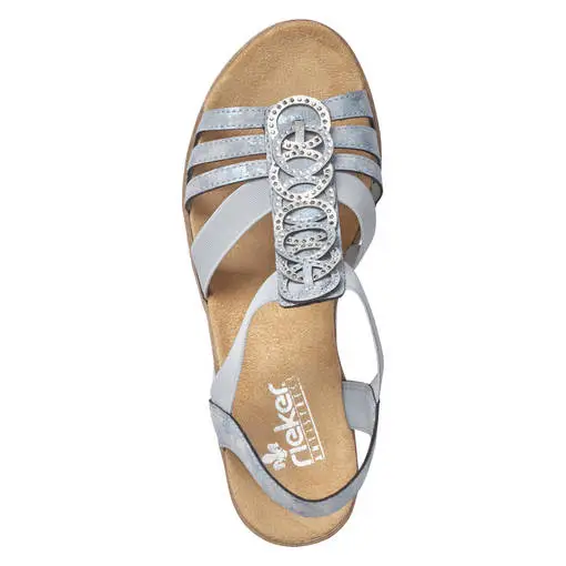 Naisten Sandaalit Rieker Sininen 6 Naisten Sandaalit Rieker Sininen - Image 4