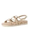 Naisten Sandaalit Tamaris Beige Kombi