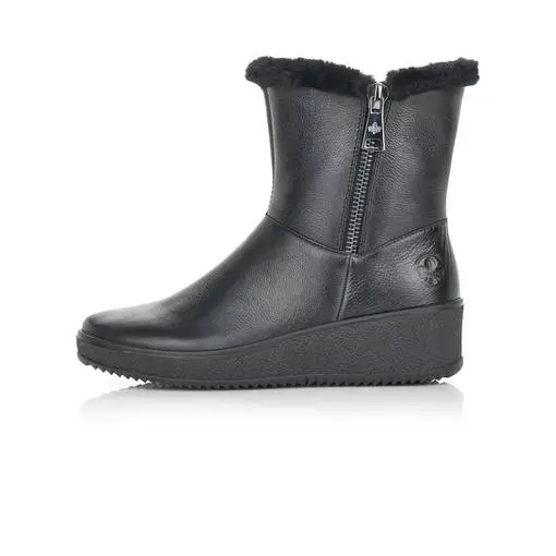 Naisten Talvikengät Rieker Musta 4 Naisten Talvikengät Rieker Musta - Image 2