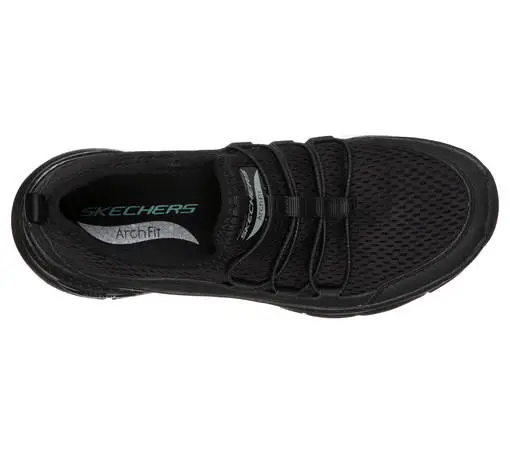Naisten Tennarit Skechers Musta 7 Naisten Tennarit Skechers Musta - Image 5
