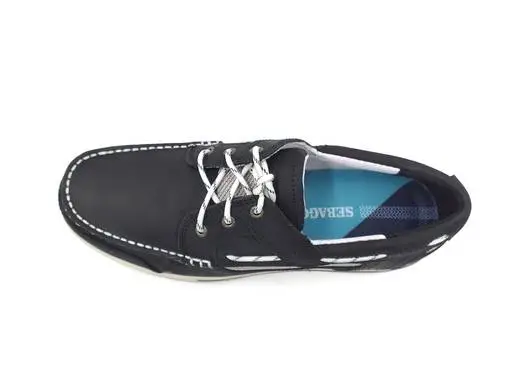 Purjehduskenkä Sebago Musta Valkoinen 6 Purjehduskenkä Sebago Musta Valkoinen - Image 4