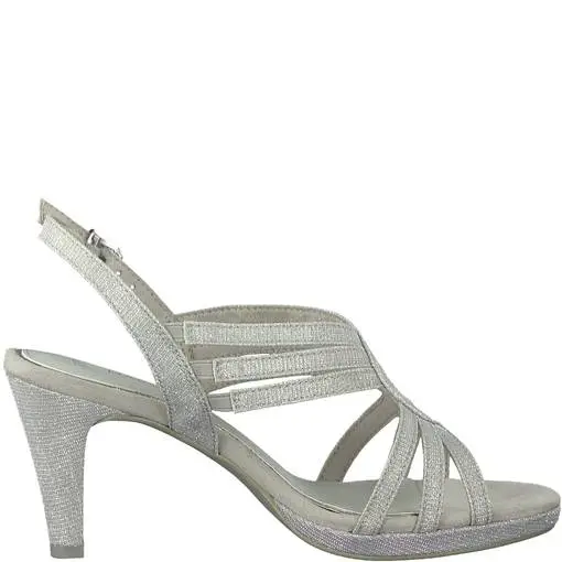 Naisten Korkokengät MarcoTozzi Hopea 5 Naisten Korkokengät MarcoTozzi Hopea - Image 3