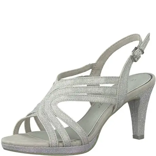 Naisten Korkokengät MarcoTozzi Hopea 3 Naisten Korkokengät MarcoTozzi Hopea